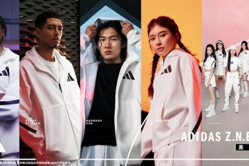 ADIDAS Z.N.E.「真治愈」携手新世代文体新星，全球同步发布黑标制服